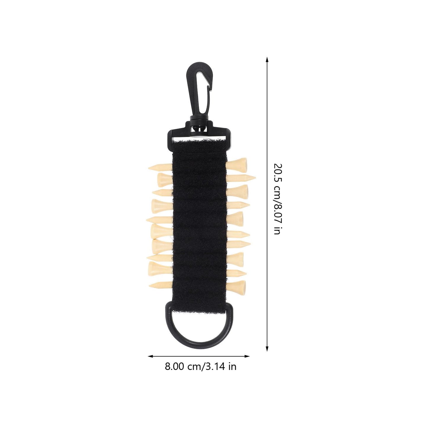 ABOOFAN 1 Set of Tee Stand Hanging Tee Holder Plastic Golfs Tees Carrier Organizer Golfs Ball Supply