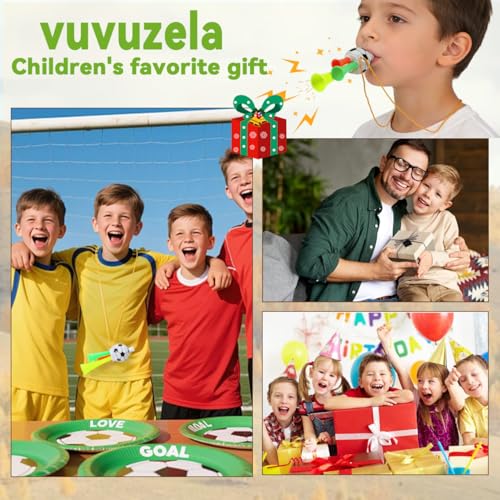 10Pcs Mini Vuvuzela Stadium Horns - Loud Cheer Noisemakers