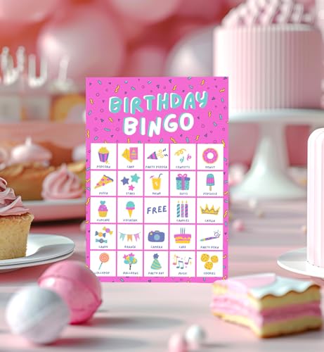Markt Birthday Bingo Game for Kids Party Games, Games Supplies - 23
