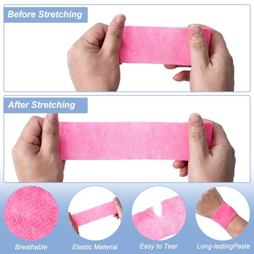 Self Adhesive Bandage Wraps - 2" x 5 Yards, 16 Pack