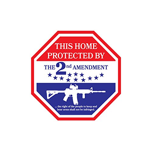 2nd Amendment Home Protected Decal - 5 Inch Size