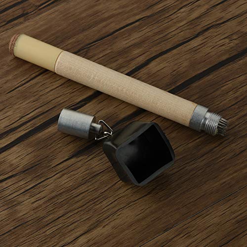 2-in-1 Portable Billiard Cue Chalk Holder and Tip Pricker Tool