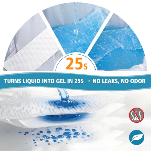 900ML Disposable Urine Bags - Leak-Proof Portable Pee Bags - 10 Pack
