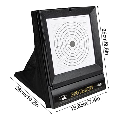Portable Airsoft Target Trap with Mesh Catcher - 60 Sheets