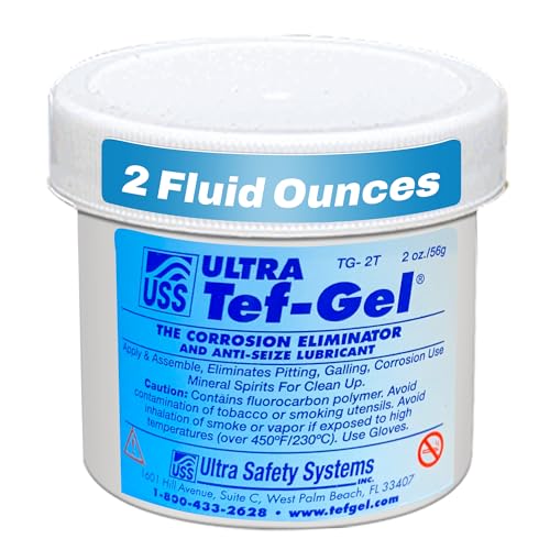 TEF-GEL 2 oz Tef-Gel Anti-Corrosion Lubricant for Saltwater Sailboat Hardware