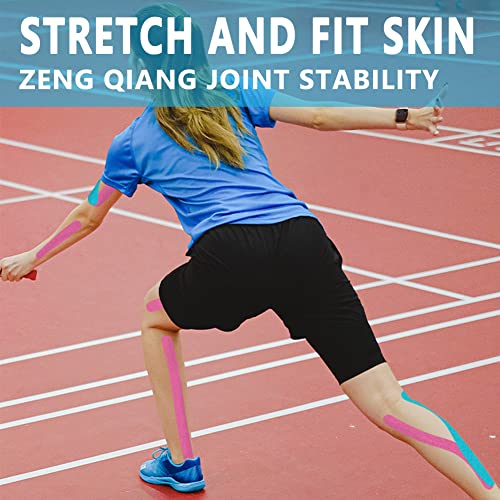 Kinesiology Tape - 2" x 16.4 ft Pink Uncut Athletic Tape, Latex-Free