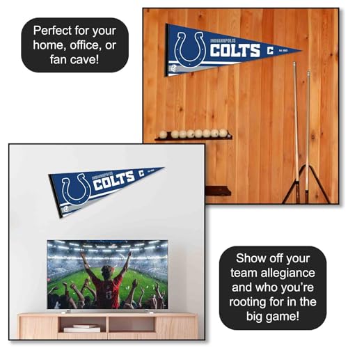 Indianapolis Colts Pennant Banner Flag - 12x30 Felt