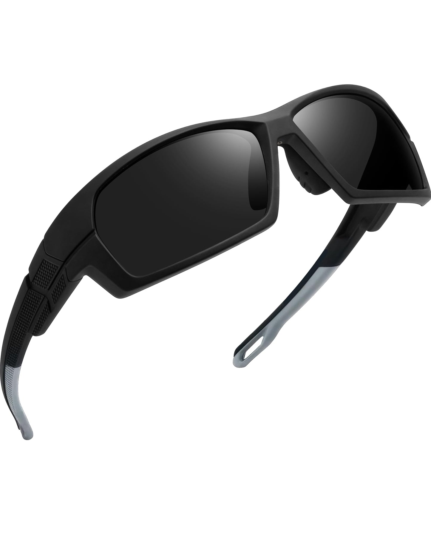 Joopin Black Sports Sunglasses Polarized UV Protection Wrap Around Sun Glasses Shades for Women Men Running Driving