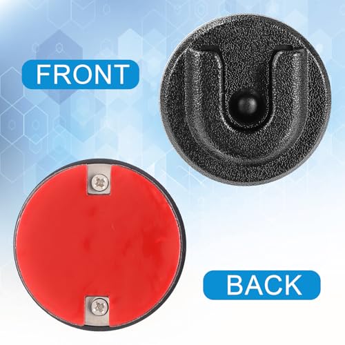 2-Pack Microphone Holder Mounts with Adhesive Back - Black