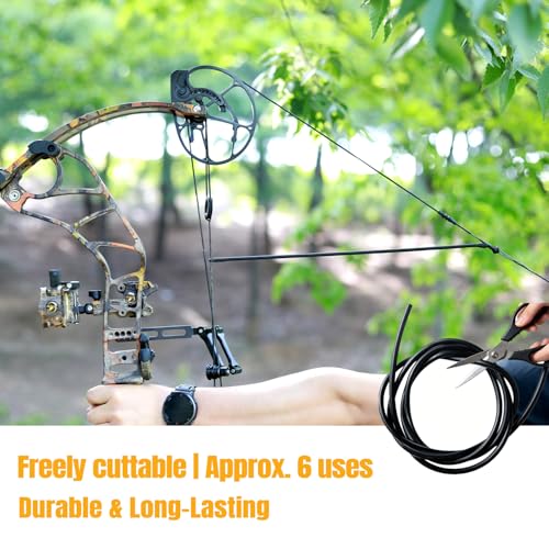 6.5ft Archery Bow Peep Sight Tubing - Durable Latex Replacement Tube