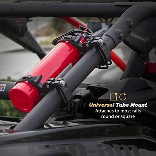 Scosche PSM11004 TerraClamp Heavy Duty Fire Extinguisher and BoomBottle Universal Vehicle Mount, Large (Pack of 2)