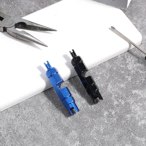 Valve Core Repair Tool Set - 2 Pcs Blue & Black