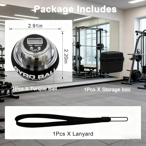 Torque Ball Hand Exerciser with Auto-Start & LCD Counter