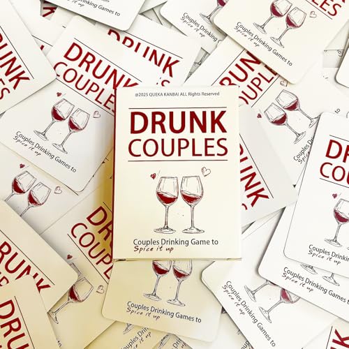 Couples Drinking Game - 100 Fun & Spicy Cards for Date Night