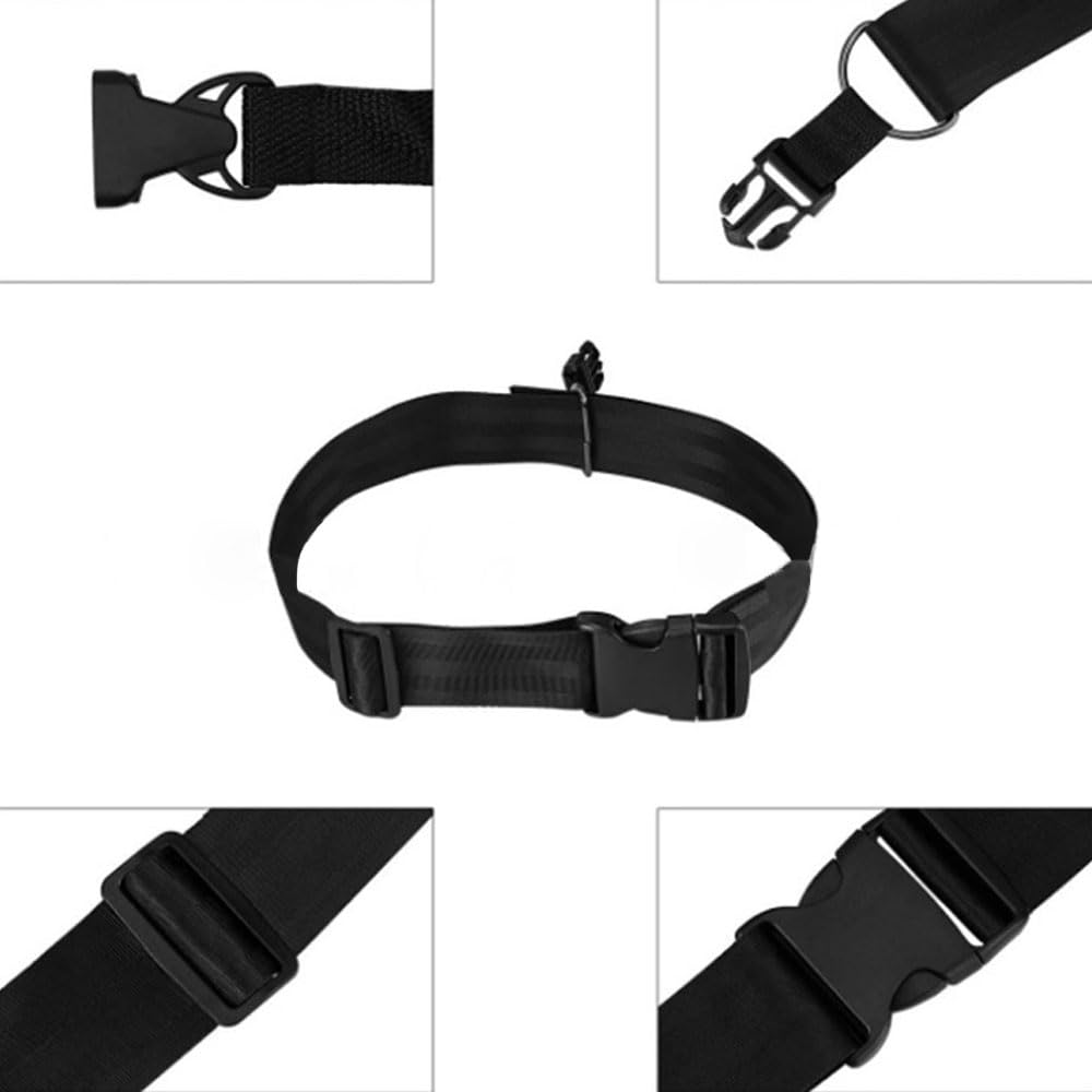 Qtopun 56 Inches Running Speed Training Parachute, Speed Chute Resistance Powerchute Umbrella with Adjustable Strap for Running, Football, Soccer Speed Training (Black)
