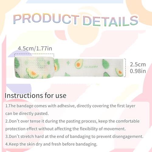 Self-Adhesive Finger Bandage - 8 Rolls of Waterproof Elastic Tape