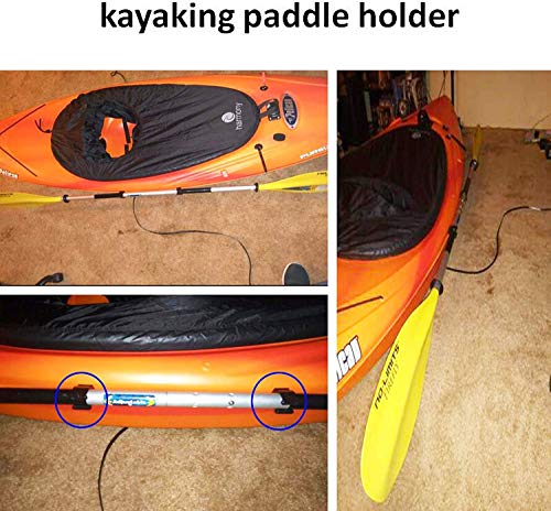Universal Kayak Paddle Clips - 4 Pack Nylon Fishing Rod Holder