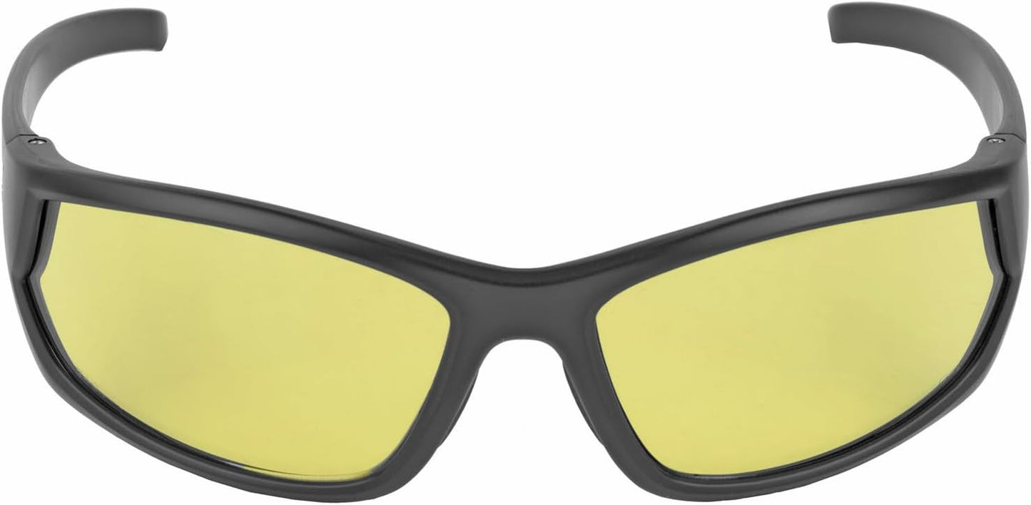 Walker’s IKON Carbine Shooting Glasses - Impact-Resistant, Non-Slip Design with Lens Cloth & Case