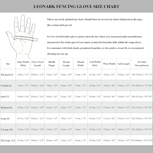 Fencing Glove Right Hand Small - Anti-Slip PU with Shock Absorption