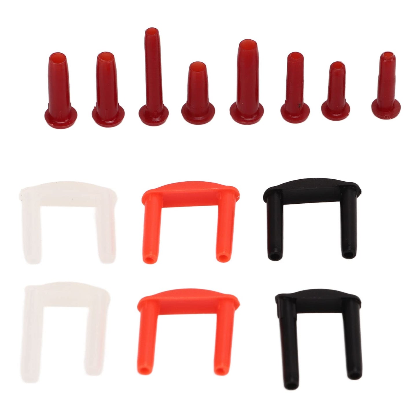 Topyond 1500Pcs Badminton Grommets, Universal Badminton Racket Racquet Grommets, Assortment Kit for Single and Double String, Badminton String Protector Set, Badminton Equipment