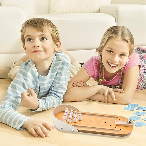 Mini Tabletop Bowling Game Set - Fun Indoor & Outdoor Game