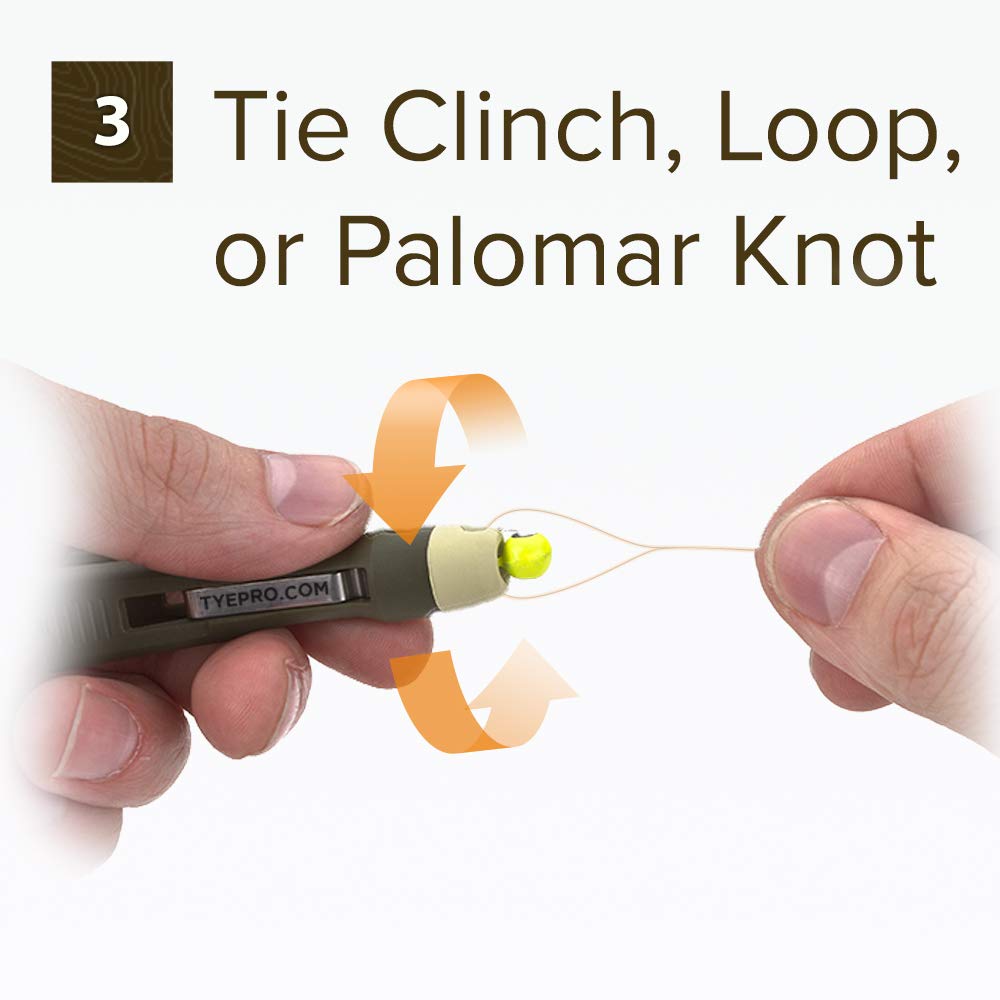 TYEPRO Fly and Ice Fishing Knot Tying Tool
