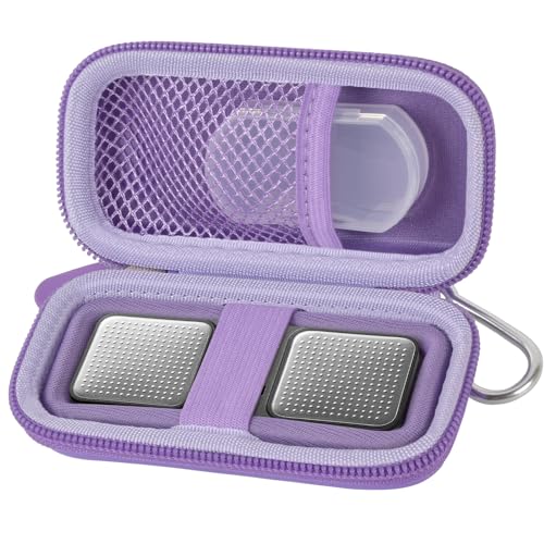 Heart Rate Monitor Case with Pill Box for KardiaMobile - Purple