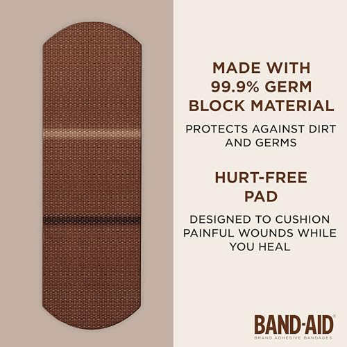 OurTone Fabric Adhesive Bandages BR55 - 30 Count, Assorted Sizes