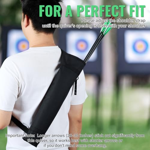 Adjustable Archery Quiver - Lightweight Foldable Arrow Holder