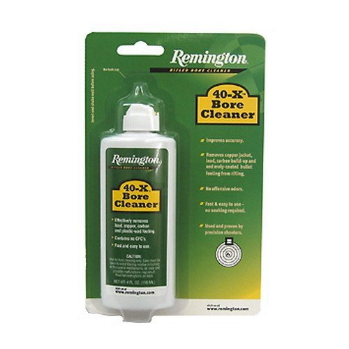 40-X Bore Cleaner - 4 oz. Natural Carbon & Lead Remover for Firearms