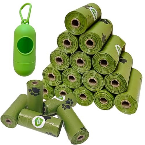 Eco-Friendly Dog Poop Bags - 300 Count Leak-Proof Scented Rolls