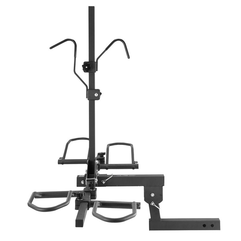 VEVOR Hitch Mount Bike Rack, 160 LBS Capacity Ebike Rack, 2-Bike Platform Style for 2-inch Receiver, Titling and Folding Bike Carrier with Tires up to 5" Wide, for Car, SUV, Truck, RV