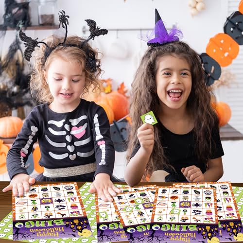 Halloween Bingo Game Set - 24 Players | Halloween Party Toys