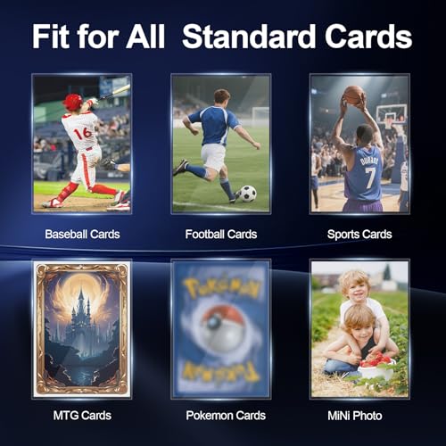 600 Pack Penny Sleeves for Trading Cards - 66 x 91mm Soft Card Protectors