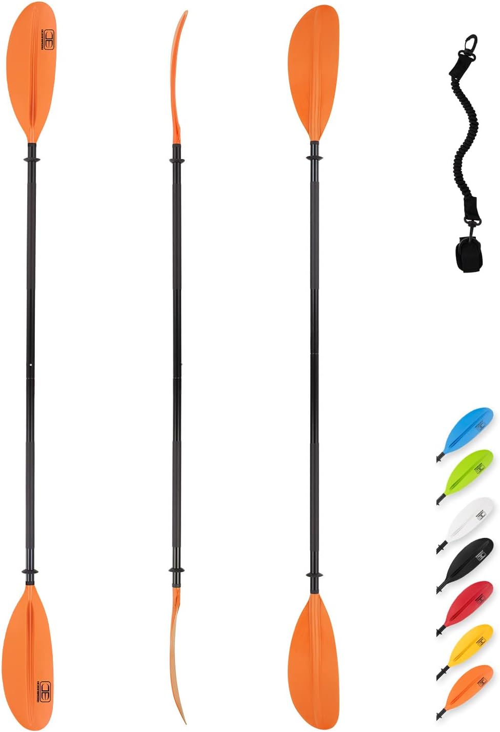 OCEANBROAD Kayak Paddle - Lightweight Alloy Shaft | Available in 86in, 90.5in, 95in Lengths