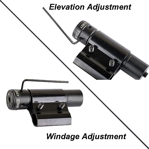Mini Red Dot Laser Sight with Barrel Clamp Mount for Rifles