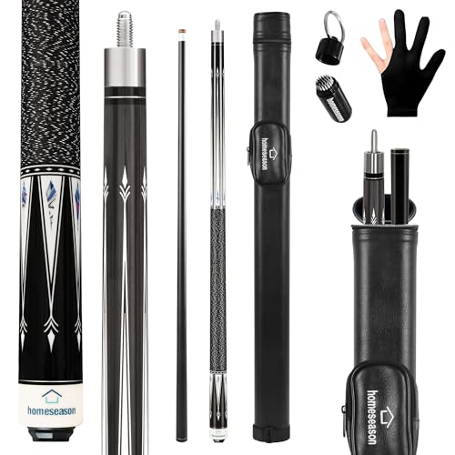 58" Professional Pool Cue Stick - 19oz with Leather Bag