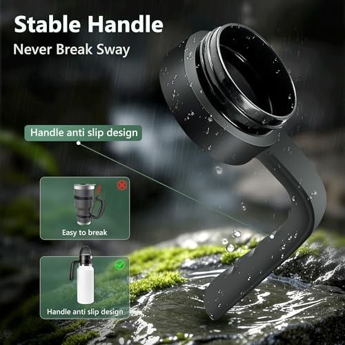 Wide Mouth Water Bottle Handle - Fits 12-40 Oz Insulated Bottles