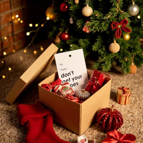 Funny Gift Tags - 18pcs White Sarcastic Gift Labels