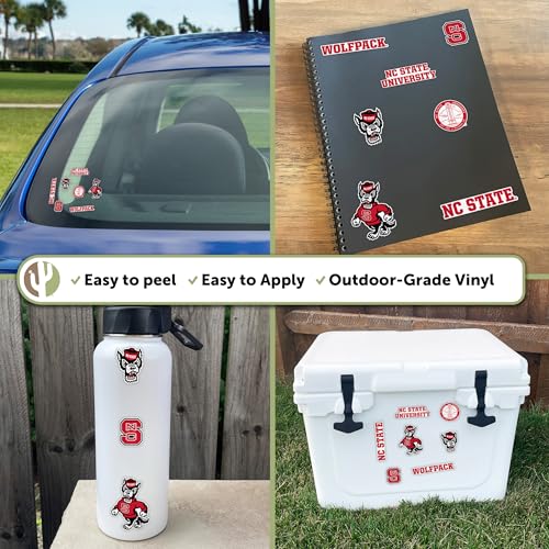 North Carolina State Wolfpack Vinyl Sticker Decal - Premium Quality