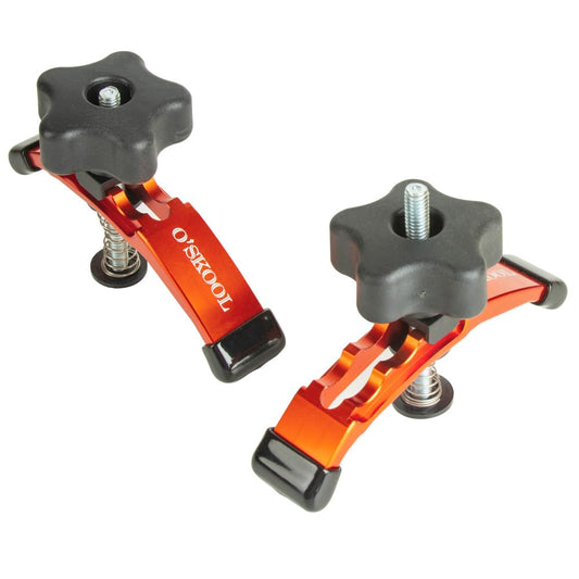 O'SKOOL Positionable T-Track Hold Down Clamp Kit, 5-3/8" L x 1-1/8" Width for CNC Router Clamp and T-Slot T-Track Clamp,2 Pack