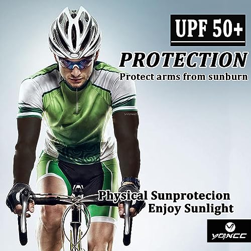 YQXCC 6 Pairs UV Sun Protection Cooling Sports Arm Sleeves - Multiple Colors