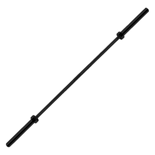 Fitvids Olympic Barbell Bar for Weightlifting and Power Lifting, 700 Pound Capacity, 5-Foot,Black