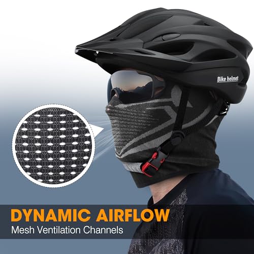 Motorcycle Ski Mask Balaclava Face Mask for Men - Black