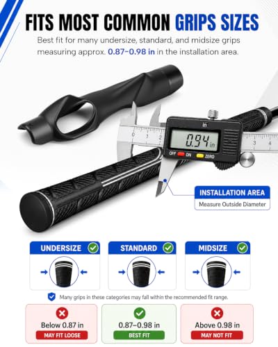 Golf Grip Trainer for Right-Handed Golfers - Fits Most Clubs