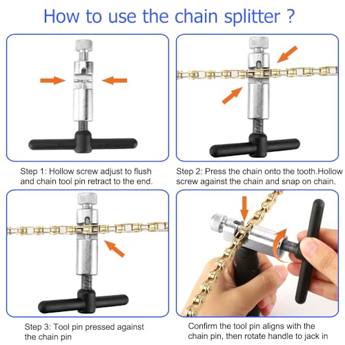 Universal Bicycle Chain Breaker Tool for 6-12 Speed Chains