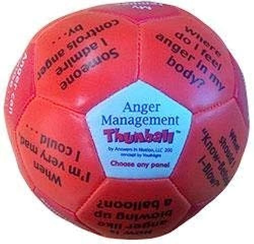 Youthlight Anger Management Thumball - 4-inch Interactive Stress Ball for Kids & Teens