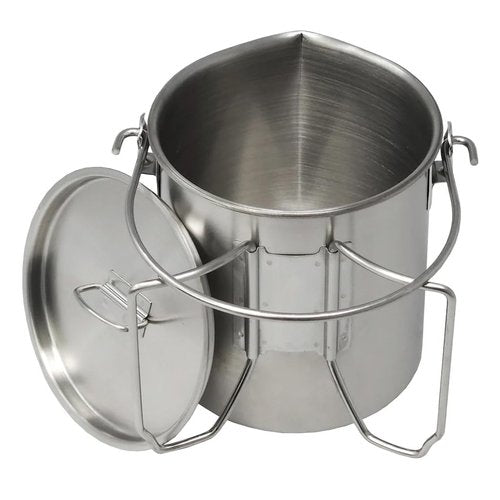 The Pathfinder School Stainless Steel Bush Pot and Lid Set (32 ounce)