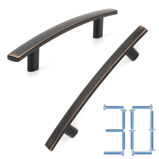 KOOFIZO 30 Pack 3-3/4 Inch Oil Rubbed Bronze Kitchen Cabinet Pulls Rubbed Bronze Cabinet Handles Bronze Cabinet Hardware for Kitchen Cabinets 1961 Drawer Dresser Cupboard Bedroom