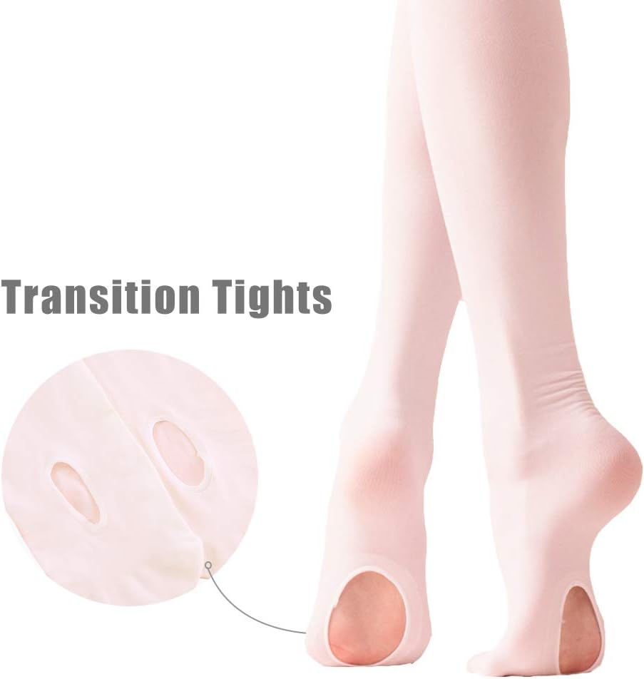 Stelle Ballet Dance Convertible Tights - Ultra Soft & Comfortable | Perfect for Girls & Women